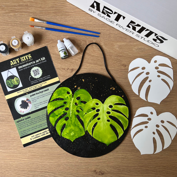 Monstera DIY Art Kit